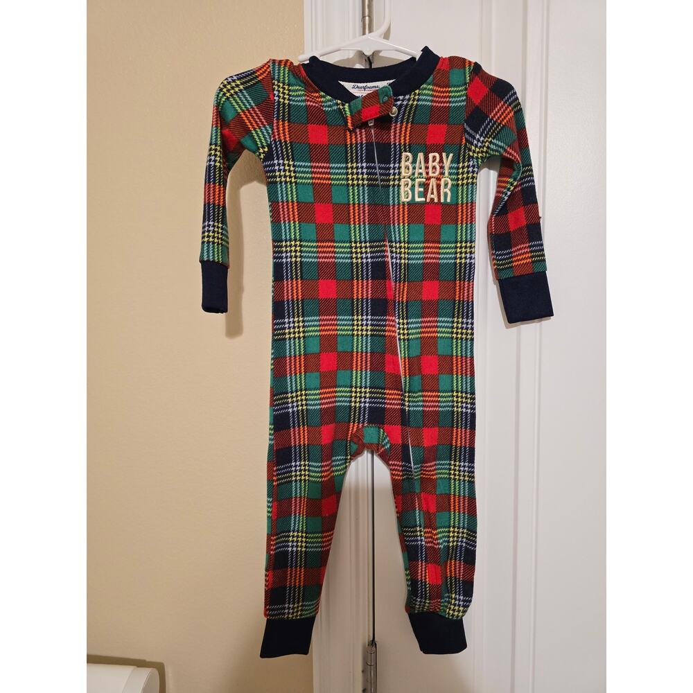Dearfoams Baby Bear 1 Piece Jammies Footless Slim Fit Soft Gently Used 18 Month